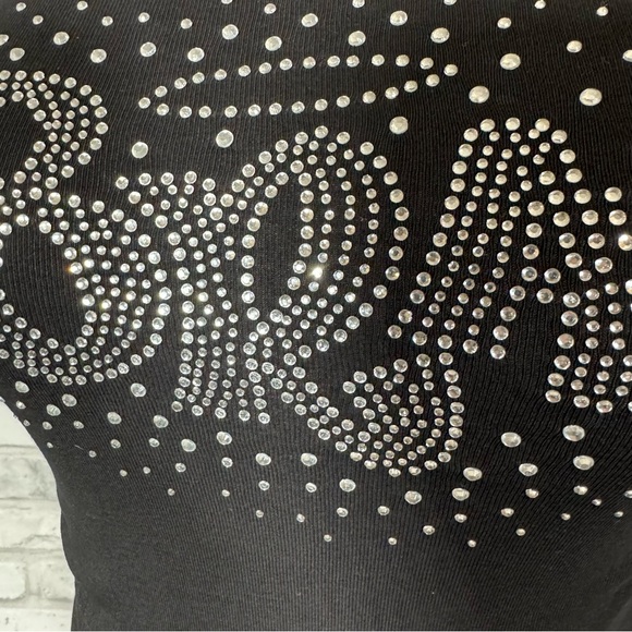 Dolls Kill x Bratz Black Shining Moment Rhinestone Tee - Picture 3 of 10